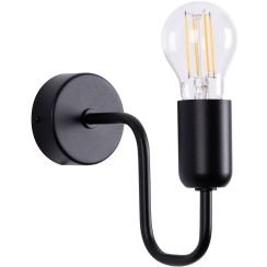 Sollux Lighting Vector lampada da parete 1x15 W nero SL.1445