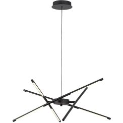Rabalux Henli lampada sospesa x30 W bianco-nero 72237