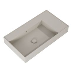 Elita Level lavabo 80.5x45.5 cm rettangolare a parete marrone/beige RE041461177020