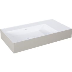 Elita Level lavabo 80.5x45.5 cm rettangolare a parete bianco RE041461216190