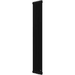 Instal Projekt Tubus 2 radiatore per ambienti 179.3x29 cm podłączenie inferiore nero TUB2-180/06D50C75