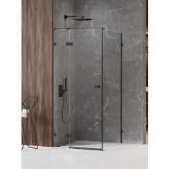 New Trendy Avexa Black XR box doccia 120x90 cm rettangolare nero opaca/vetro trasparente EXK-6875