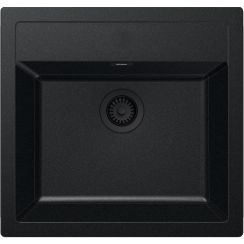 Franke Sirius SID lavello tectonite 56x53 cm nero 143.0702.425