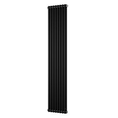 Instal Projekt Tubus 2 termoarredo 149.3x38 cm podłączenie inferiore nero TUB2-150/08D50C75