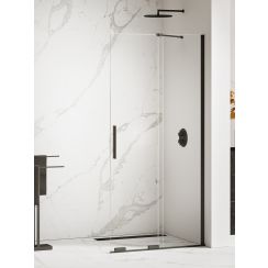 New Trendy Smart Black parete doccia walk-in 160 cm nero opaca/vetro trasparente EXK-4197-WU