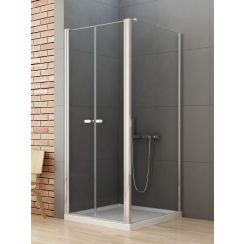 New Trendy New Soleo box doccia 90x90 cm quadrato cromo lucida/vetro trasparente D-0145A/D-0092B-WP
