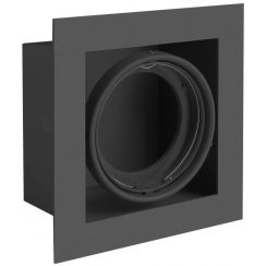 GTV Pireo lampada da incasso 1x50 W nero OP-PIREO1-20