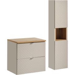 Set armadietto Comad Viva Cashmere VIVA CASHMERE 82-60-2S, armadietto Comad Viva Cashmere VIVA CASHMERE 80-03-2D, NOVA OAK A 89-60