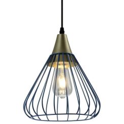 GTV Tess lampada sospesa 1x40 W oro-blu OS-TESS-25-DEC