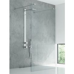 New Trendy New Modus parete doccia walk-in 110 cm cromo lucida/vetro trasparente EXK-5495