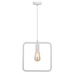 GTV Lija lampada sospesa 1x40 W bianco OS-LI-E27-00-DEC