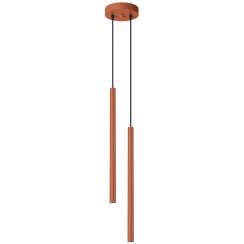 Sollux Lighting Pastelo lampada sospesa 2x8 W rosso SL.1525
