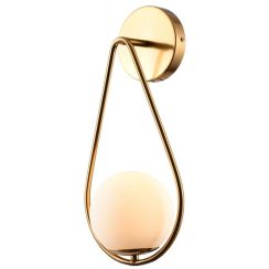 GTV Ciklop lampada da parete 1x40 W oro OS-CIKLOP2-40-DEC