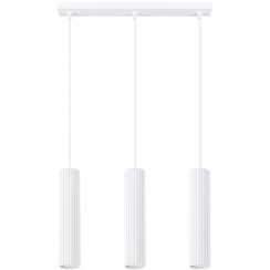 Sollux Lighting Karbon lampada sospesa 3x10 W bianco SL.1537
