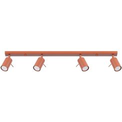 Sollux Lighting Ring lampada da soffitto 4x10 W rosso SL.1510