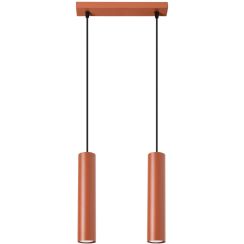 Sollux Lighting Lagos lampada sospesa 2x10 W rosso SL.1490