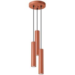 Sollux Lighting Lagos lampada sospesa 3x10 W rosso SL.1492