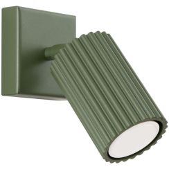 Sollux Lighting Karbon lampada da parete 1x10 W verde SL.1616