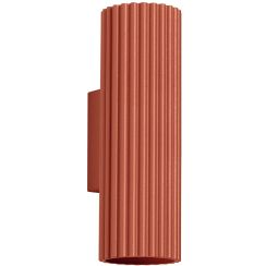 Sollux Lighting Karbon lampada da parete 2x10 W rosso SL.1655