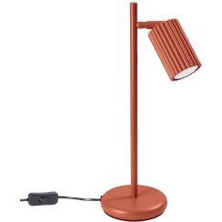 Sollux Lighting Karbon lampada da scrivania 1x10 W rosso SL.1643