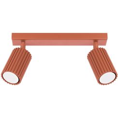 Sollux Lighting Karbon lampada da soffitto 2x10 W rosso SL.1637