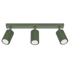 Sollux Lighting Karbon lampada da soffitto 3x10 W verde SL.1619