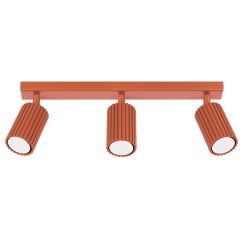 Sollux Lighting Karbon lampada da soffitto 3x10 W rosso SL.1638