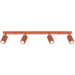 Sollux Lighting Karbon lampada da soffitto 4x10 W rosso SL.1641