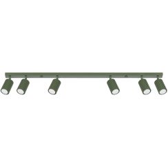 Sollux Lighting Karbon lampada da soffitto 6x10 W verde SL.1623