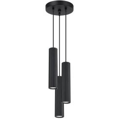 Sollux Lighting Karbon lampada sospesa 3x10 W nero SL.1576