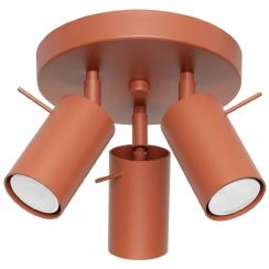 Sollux Lighting Ring lampada da soffitto 3x10 W rosso SL.1509