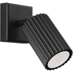 Sollux Lighting Karbon lampada da parete 1x10 W nero SL.1578