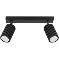 Sollux Lighting Karbon lampada da soffitto 1x10 W nero SL.1580