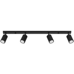 Sollux Lighting Karbon lampada da soffitto 4x10 W nero SL.1584