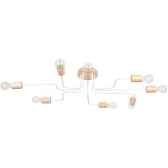 Sollux Lighting Timbo lampada da soffitto x15 W bianco-legno SL.1667
