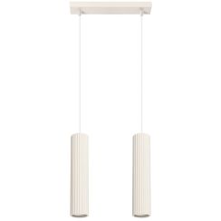 Sollux Lighting Karbon lampada sospesa 2x10 W beige SL.1593