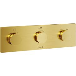 Kludi Pushtronic rubinetto per vasca e doccia da incasso con termostato oro 38300N0-00