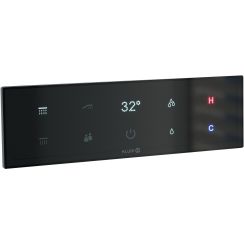 Kludi Touchtronic rubinetto per vasca e doccia da incasso con termostato nero 38310G1-00