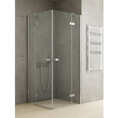 New Trendy Reflexa box doccia 100x90 cm rettangolare cromo lucida/vetro trasparente EXK-5169