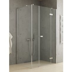 New Trendy Reflexa box doccia 150x80 cm rettangolare cromo lucida/vetro trasparente EXK-5089