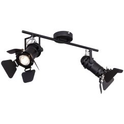 Globo Lighting Egon lampada da parete 2x50 W nero 54650-2B