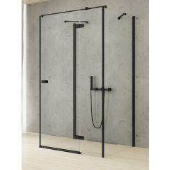 New Trendy Reflexa Black box doccia 120x70 cm rettangolare nero opaca/vetro trasparente EXK-5046