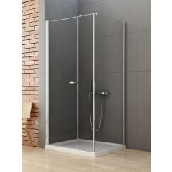 New Trendy New Soleo box doccia 120x100 cm rettangolare cromo lucida/vetro trasparente K-0634