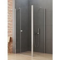 New Trendy New Soleo box doccia 110x100 cm rettangolare cromo lucida/vetro trasparente K-0706