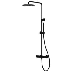 LaVita Orion set doccia a parete con soffione nero 5900378341611