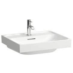 Laufen Meda lavabo 55x46 cm rettangolare a parete bianco opaca H8161127571041