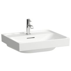 Laufen Meda lavabo 55x46 cm rettangolare a parete-da mobile bianco opaca H8101127571091