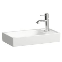 Laufen Meda lavabo 46x23.5 cm rettangolare a parete-da mobile bianco opaca H8151137571141