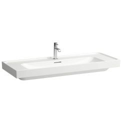 Laufen Meda lavabo 120x46 cm rettangolare a parete-da mobile bianco lucida H8141114001041