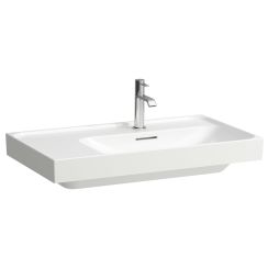 Laufen Meda lavabo 80x46 cm rettangolare a parete-da mobile bianco lucida H8171154001041
